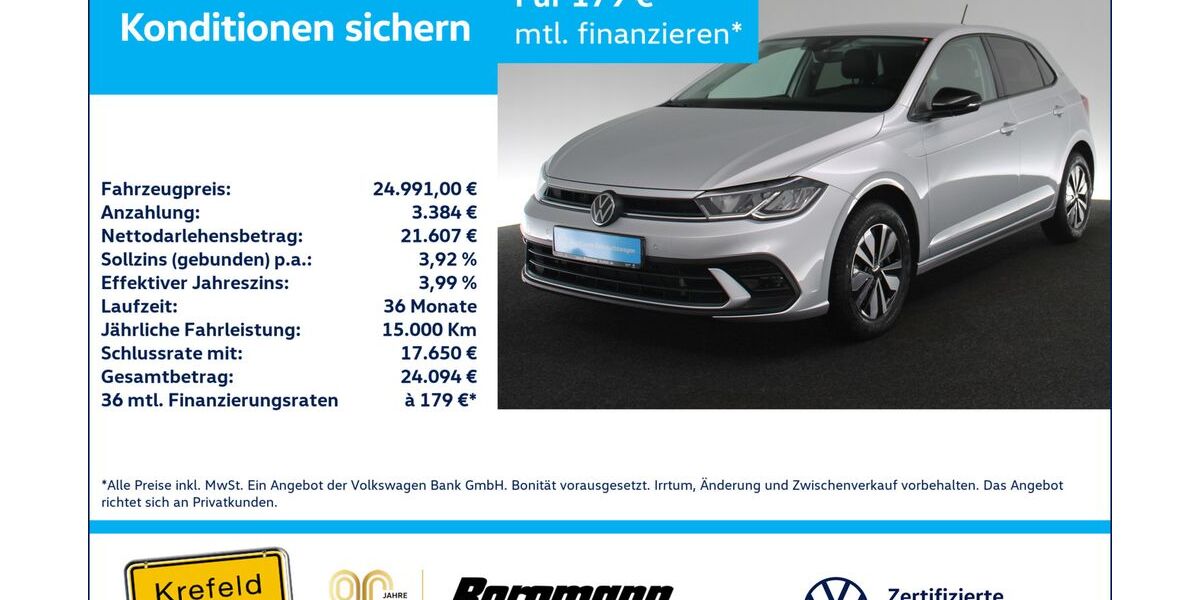VW Polo 9.792 km 24.991 &euro; Krefeld 47803