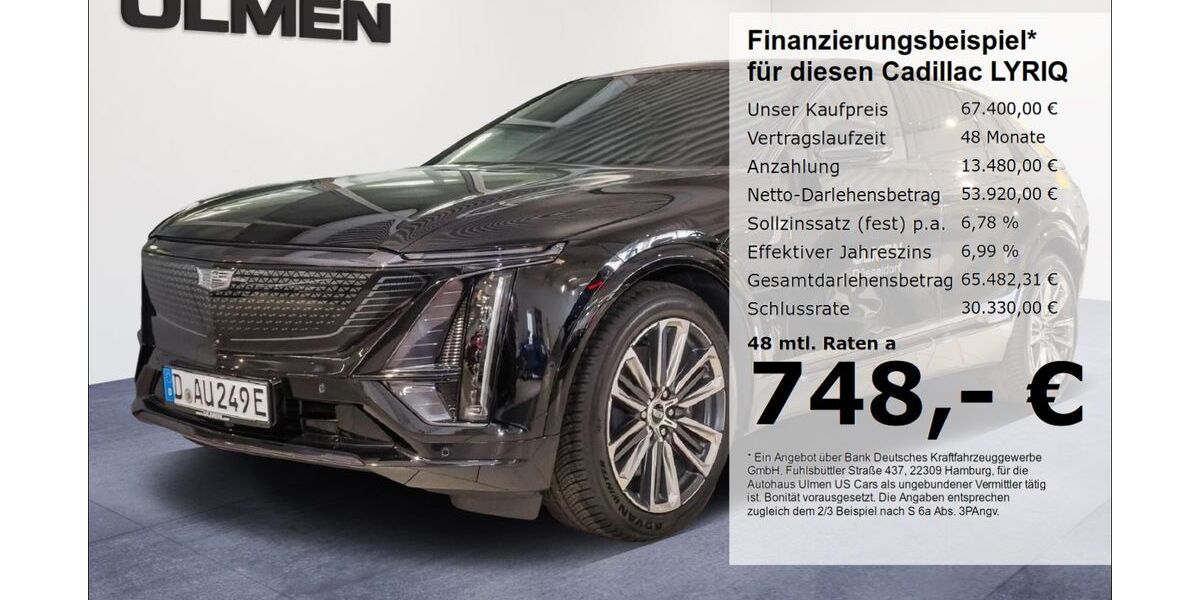 Cadillac LYRIQ 1.900 km 66.900 &euro; Düsseldorf 40231