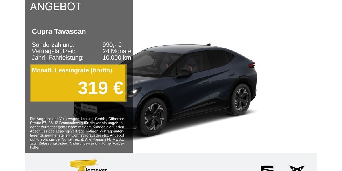 Cupra Tavascan 8.846 km 40.410 &euro; Recklinghausen 45663