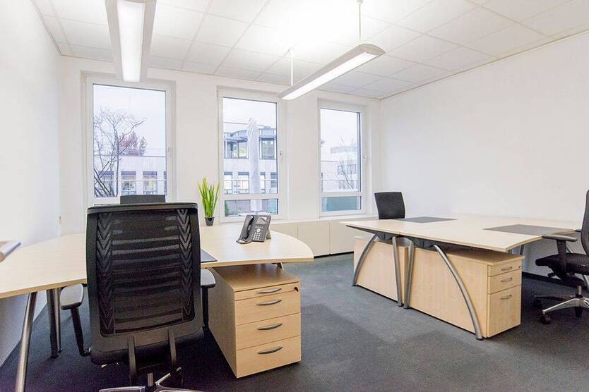 Hochwertiges und voll ausgestattetes Doppelbüro am Seestern - All-in-Miete