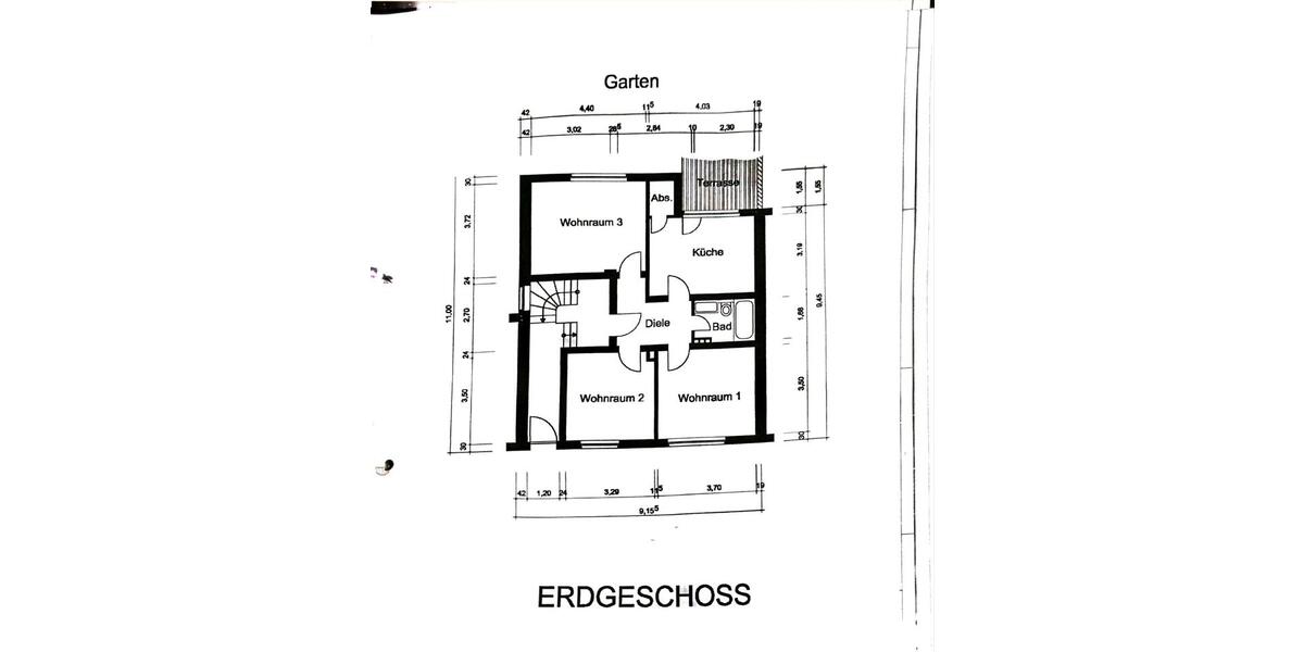 Erdgeschoßwohnung Krefeld - 3 Zimmer, 67 m&sup2;, 180.000&euro; | Angebot:26993471