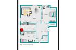 Dachgeschoßwohnung Duisburg Angerhausen - 3 Zimmer, 72 m&sup2;, 800&euro; | Angebot:26358153