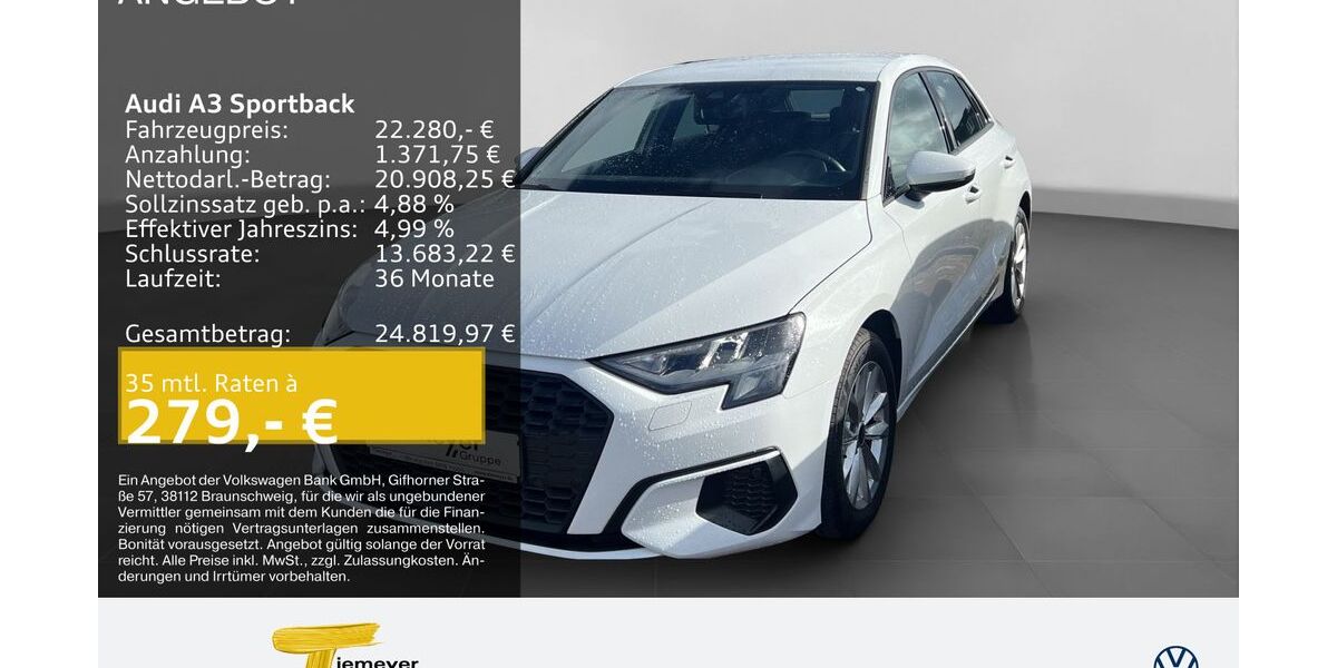 Audi A3 35.333 km 22.280 &euro; Recklinghausen 45663