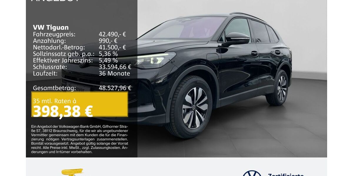 VW Tiguan 9.900 km 40.980 &euro; Dorsten 46282