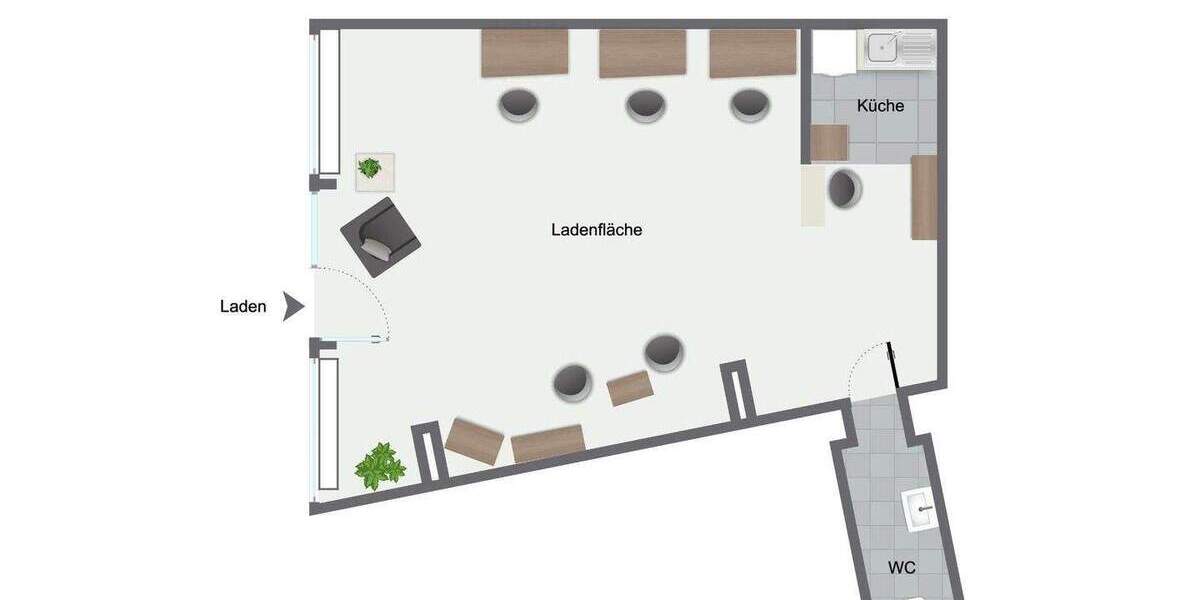 Flexible Gewerbefläche mit Salon-Ausstattung! zimmer