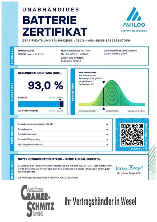 Hyundai IONIQ 71.300 km 18.990 € Wesel 46485