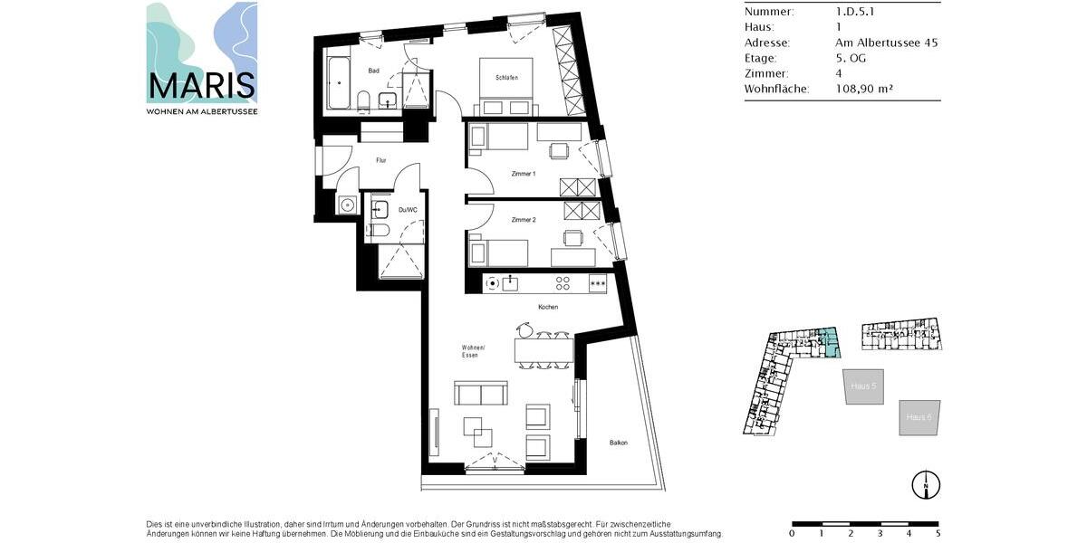 Tolle Wohnlage in Heerdt: Moderne 4-Zimmer-Wohnung mit Balkon und zwei Bädern (mietpreisgedämpft) 4 zimmer