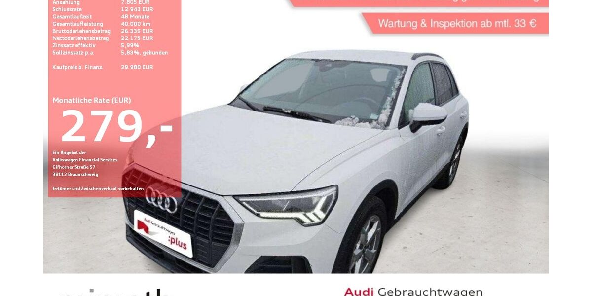 Audi Q3 51.498 km 28.730 &euro; Moers-Hülsdonk 47441
