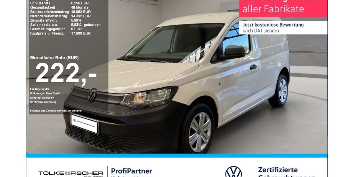 VW Caddy 25.753 km 17.689 &euro; Krefeld 47805