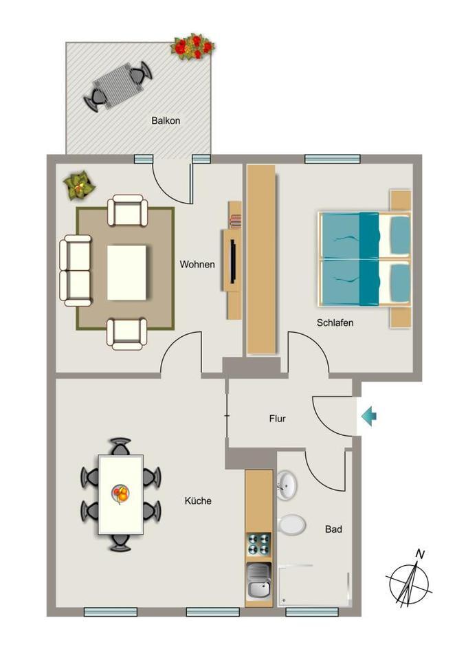 Wir vermieten Zufriedenheit. zimmer