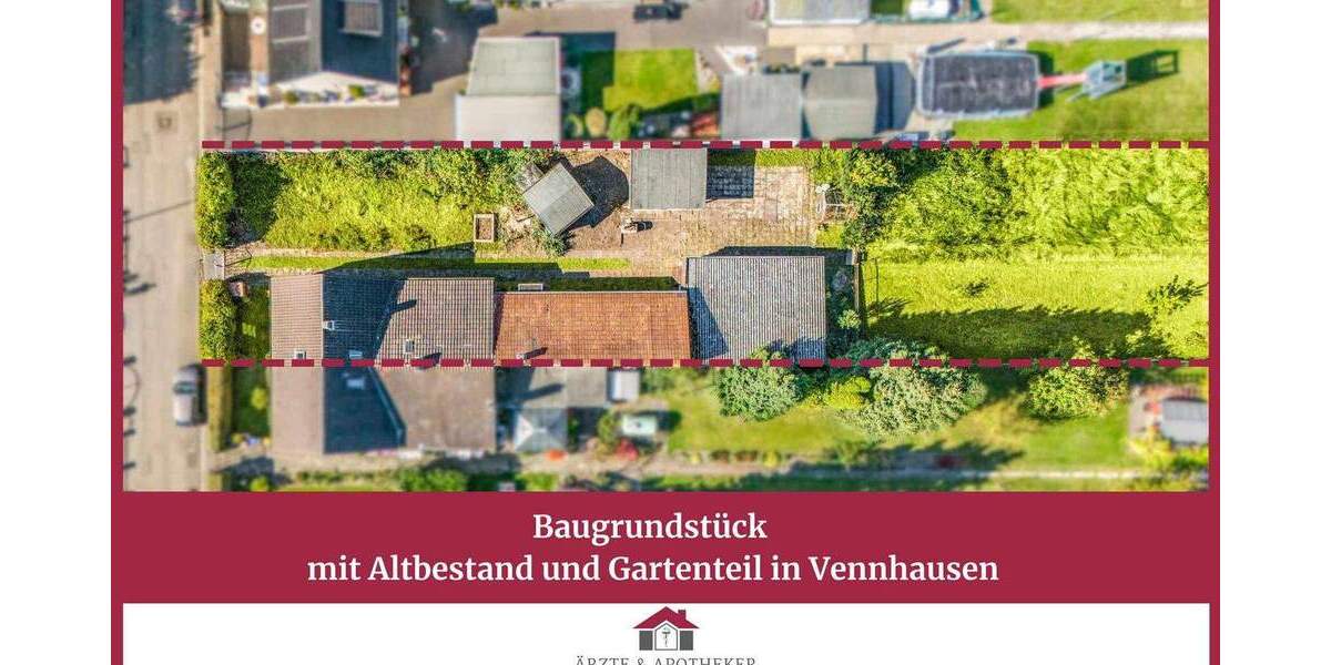 Baugrundstück mit Altbestand und Gartenteil in Vennhausen zimmer