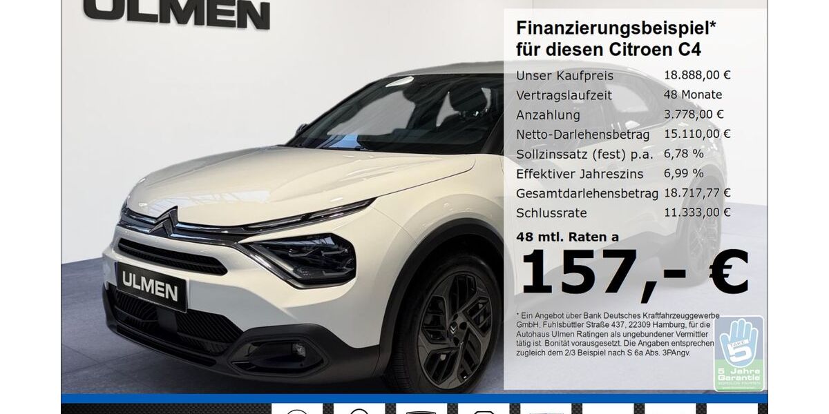 Citroen C4 34.614 km 18.888 &euro; Ratingen 40880