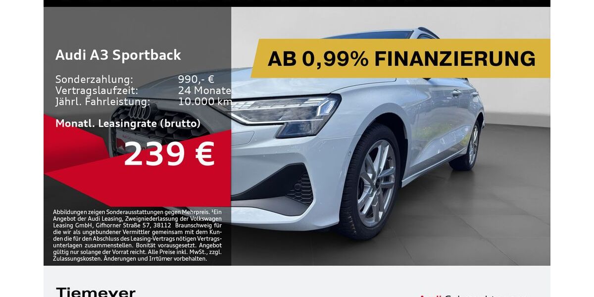 Audi A3 7.707 km 30.990 &euro; Dorsten 46284