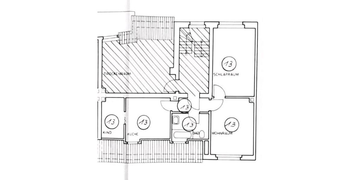 Dachgeschoßwohnung Herne Wanne-Bickern - 3 Zimmer, 55 m&sup2;, 105.000&euro; | Angebot:27438486