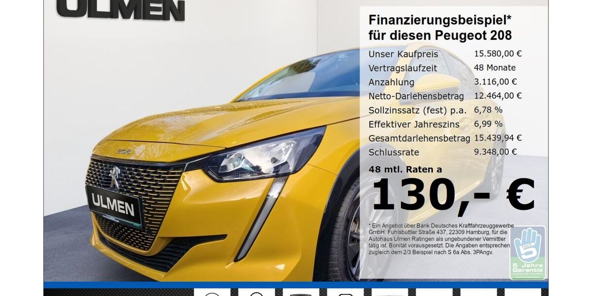 Peugeot 208 33.050 km 15.580 &euro; Ratingen 40880