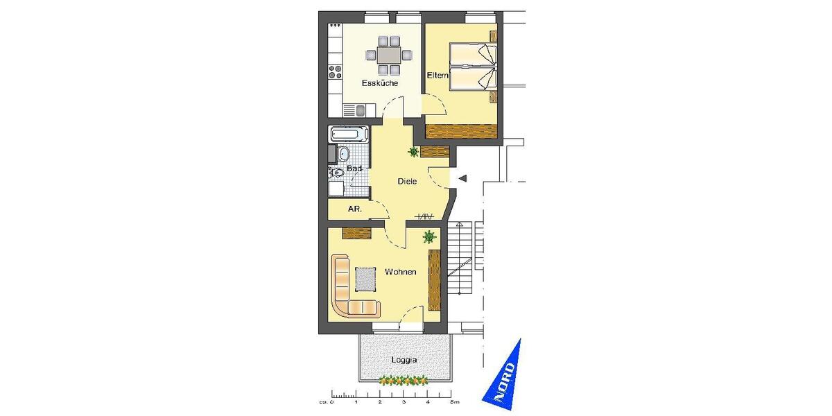 Etagenwohnung Recklinghausen König Ludwig - 2 Zimmer, 71 m&sup2;, 504&euro; | Angebot:26422004