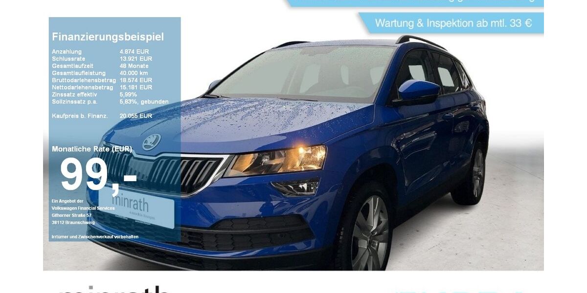 Skoda Karoq 60.402 km 20.035 &euro; Moers 47441