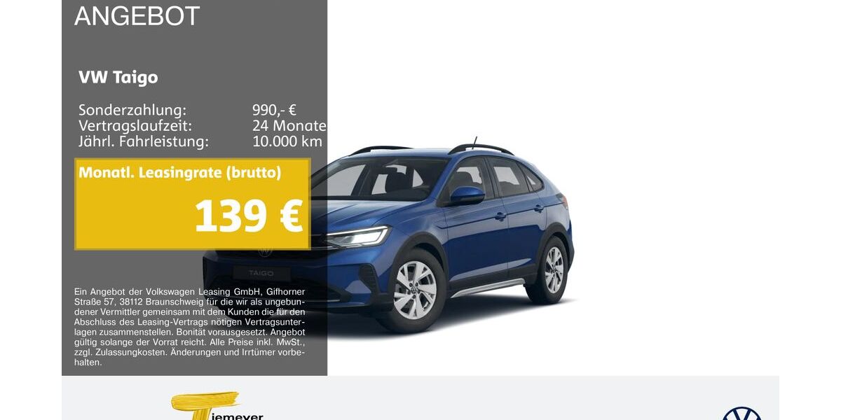 VW Taigo 9.292 km 20.750 &euro; Duisburg 47059