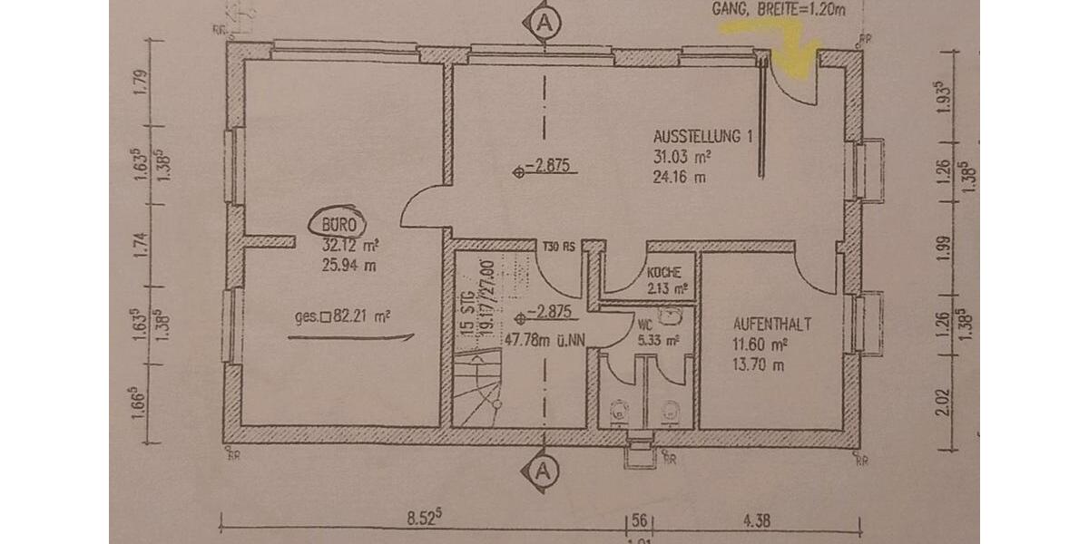 Büro in Mülheim Dümpten Schultenhofstraße zimmer