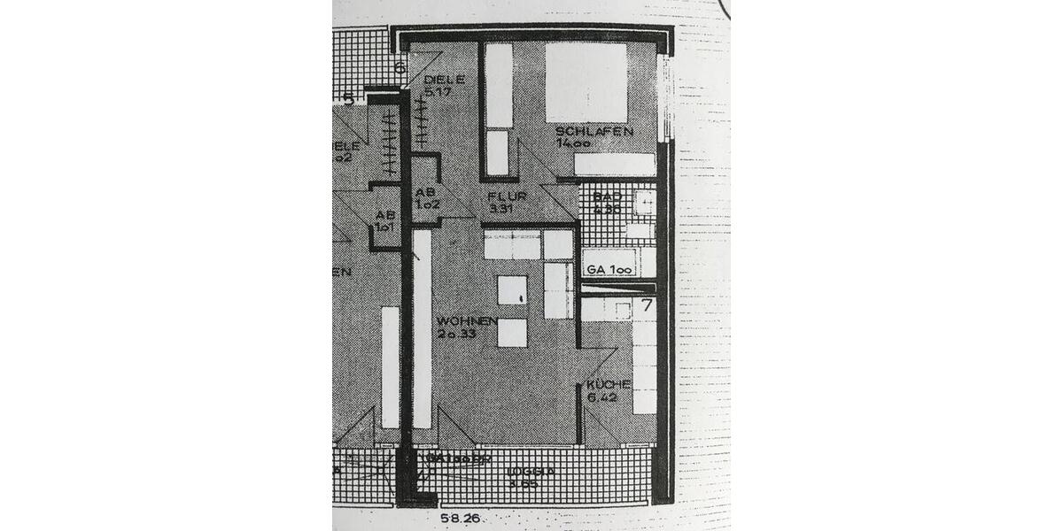 Etagenwohnung Marl Alt-Marl - 2 Zimmer, 60 m&sup2;, 450&euro; | Angebot:26372723