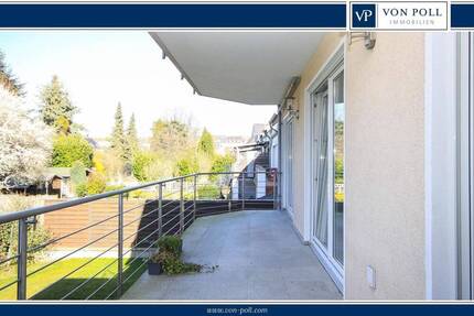 Großzügige Erdgeschosswohnung mit großem Balkon in ruhiger Lage 2 zimmer