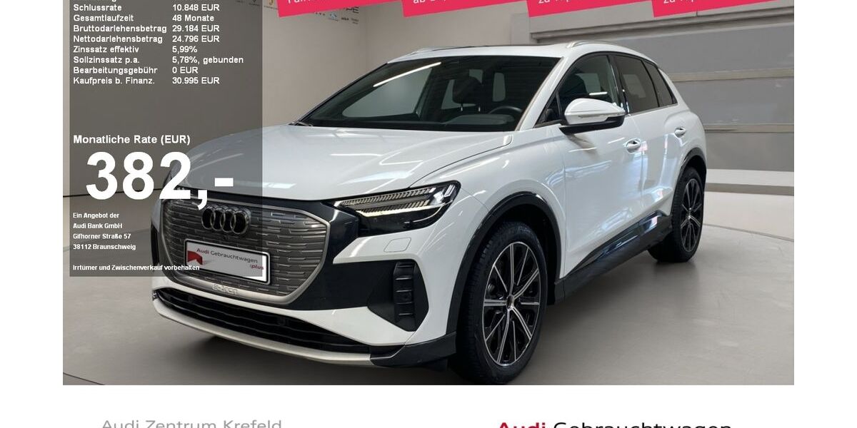 Audi Q4 e-tron 32.845 km 29.999 &euro; Krefeld 47805
