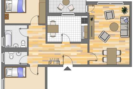 Geräumige 3-Zimmer-Wohnung in Ratingen West! 3 zimmer