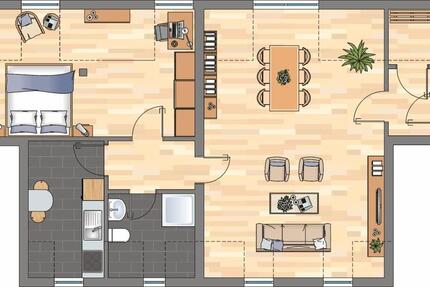 Ab sofort: Tolle DG Wohnung mit großem Wohnbereich in Herne 2 zimmer