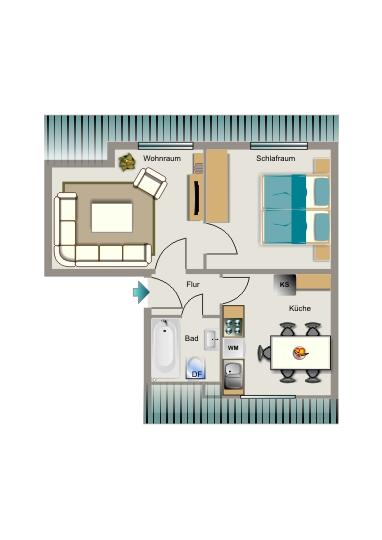 VIVAWEST modernisiert Ihre neue Wohnung. zimmer