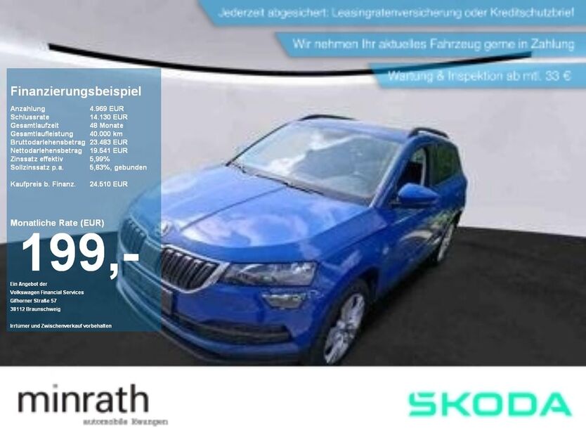 Skoda Karoq 60.368 km 23.660 € Moers 47441