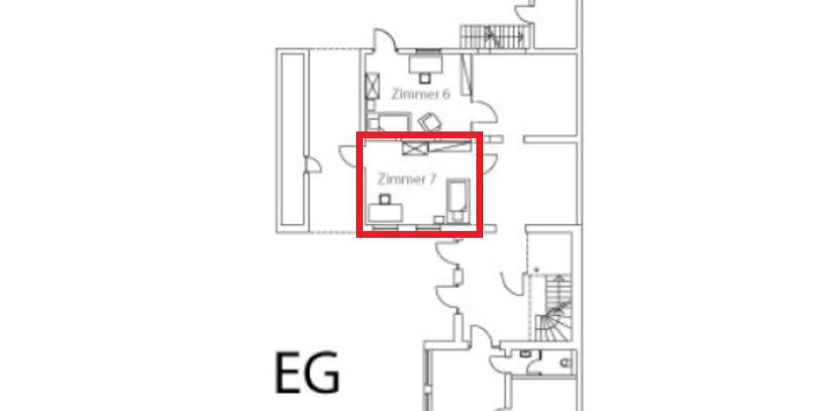 Etagenwohnung Duisburg Duissern - 1 Zimmer, 20 m&sup2;, 349&euro; | Angebot:27162919