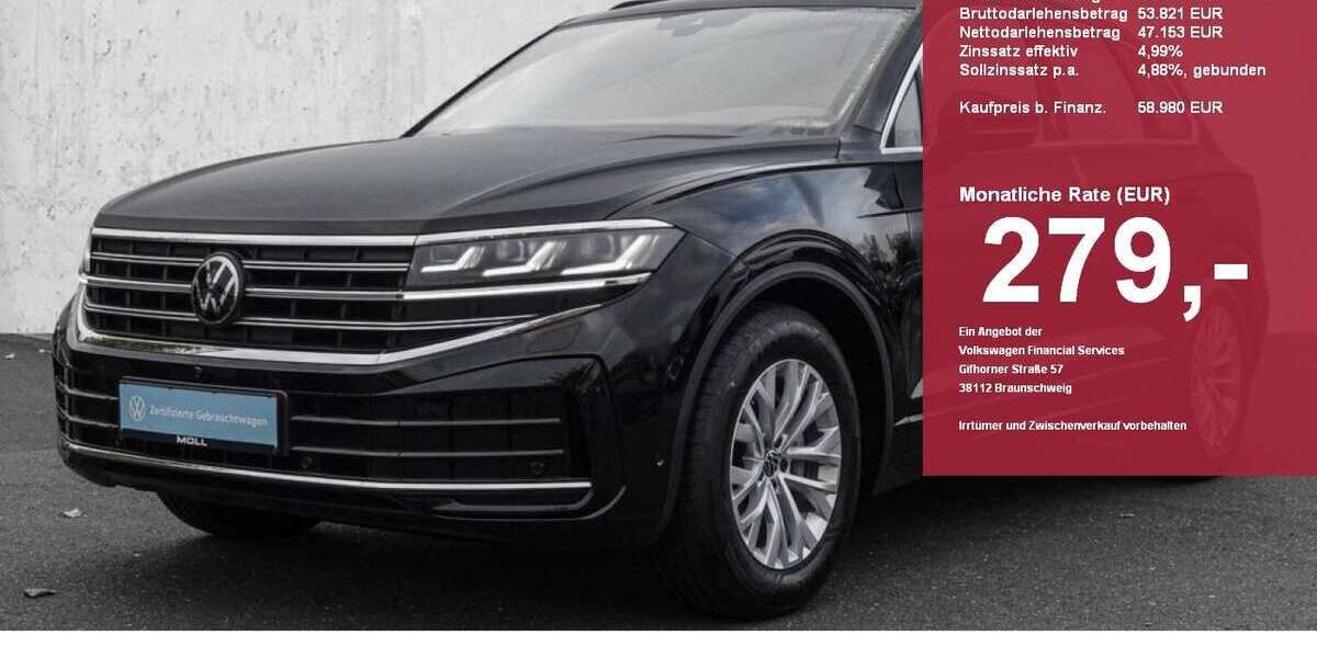 VW Touareg 13.450 km 58.980 &euro; Düsseldorf 40474