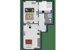 Etagenwohnung Duisburg Mittelmeiderich - 2 Zimmer, 47 m&sup2;, 364&euro; | Angebot:26596416