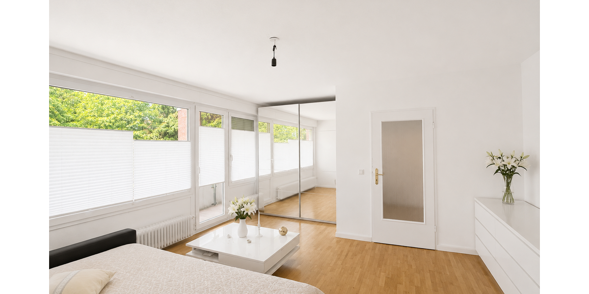 Etagenwohnung Düsseldorf Heerdt - 1 Zimmer, 40 m&sup2;, 250.000&euro; | Angebot:27024086
