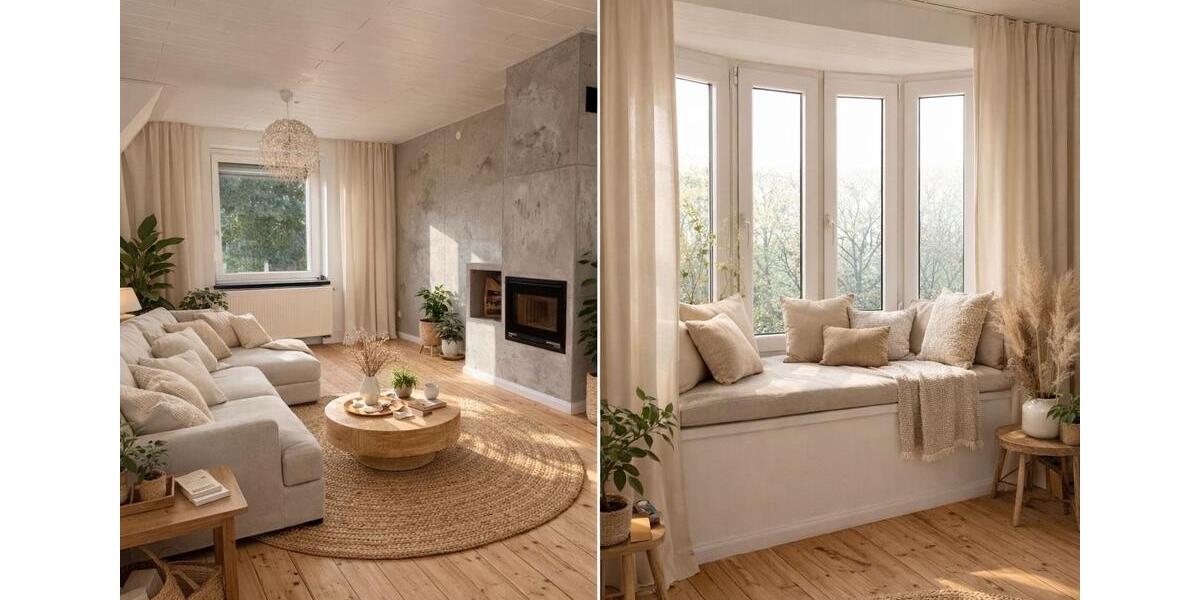 Wohnung mit Garten, Einbauküche und Kaminofen 3 zimmer