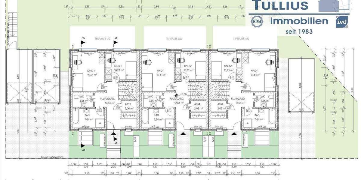 Reihenendhaus Essen Gerschede - 6 Zimmer, 151 m&sup2;, 665.000&euro; | Angebot:25703155
