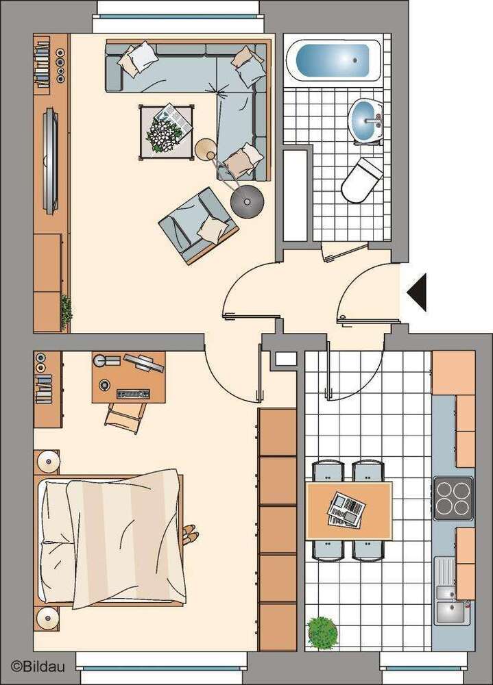 Wohnung zum Mieten in Gelsenkirchen 349 € 43.93 m²