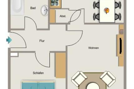 Wohnung Dinslaken Lohberg - 2.5 Zimmer, 49 m&sup2;, 317&euro; | Angebot:26170258