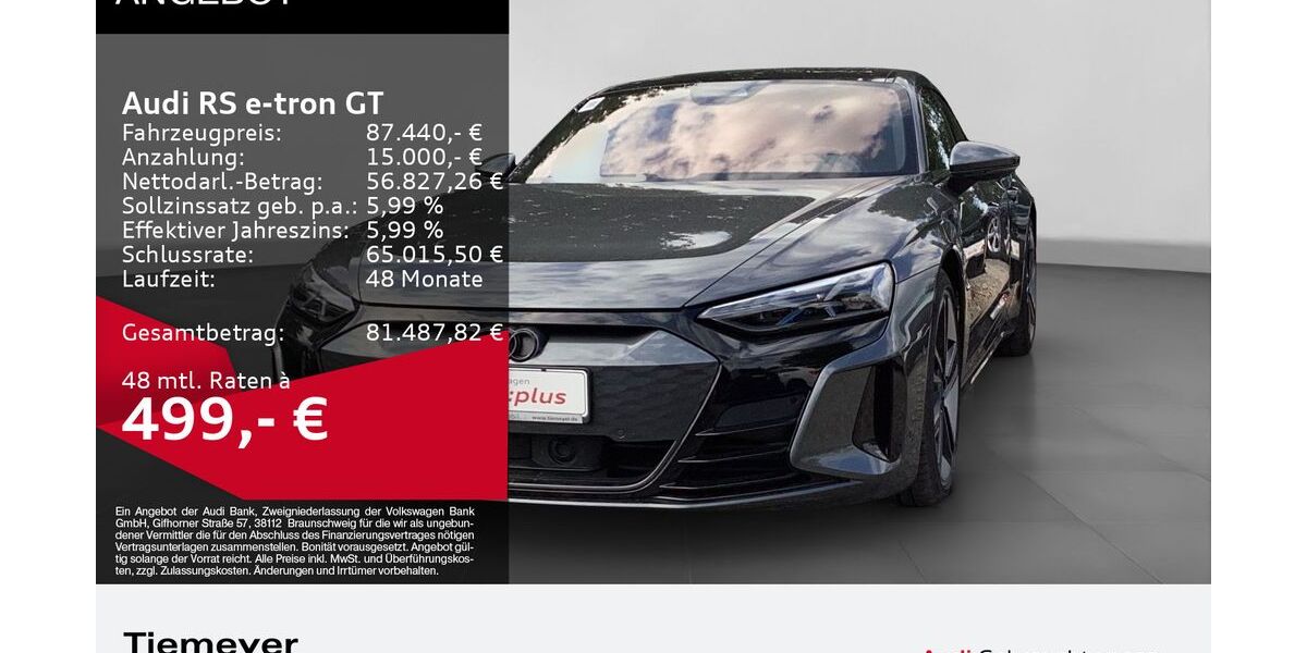 Audi RS e-tron GT 16.611 km 76.460 &euro; Gelsenkirchen 45894