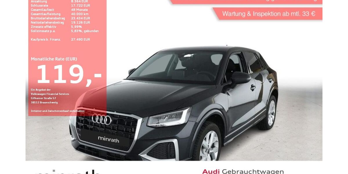 Audi Q2 7.468 km 26.490 &euro; Moers-Hülsdonk 47441