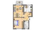 Etagenwohnung Recklinghausen Grullbad - 2.5 Zimmer, 50 m&sup2;, 216&euro; | Angebot:26343771