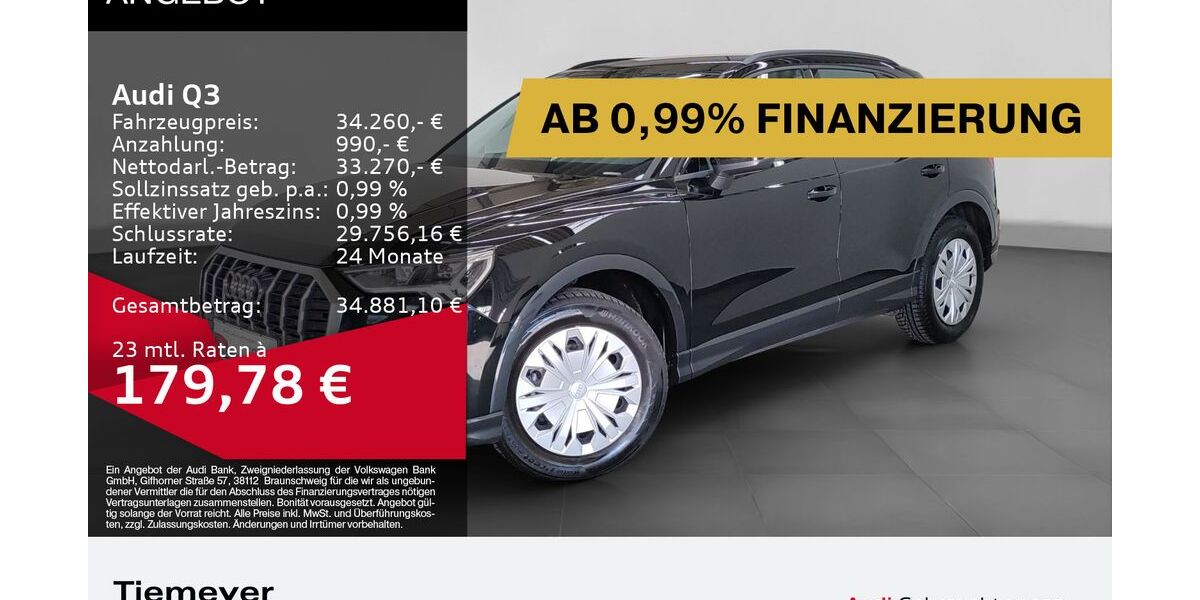 Audi Q3 22.164 km 33.880 &euro; Bochum 44809