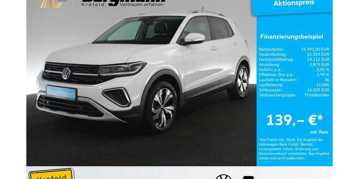 VW T-Cross 12.461 km 21.991 &euro; Krefeld 47803