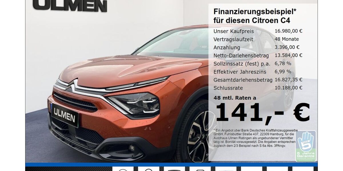 Citroen C4 13.165 km 16.980 &euro; Ratingen 40880