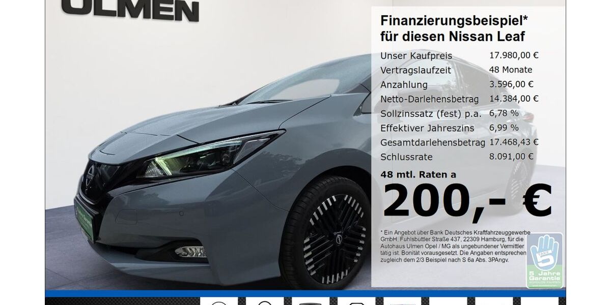 Nissan Leaf 9.050 km 15.980 &euro; Düsseldorf 40231