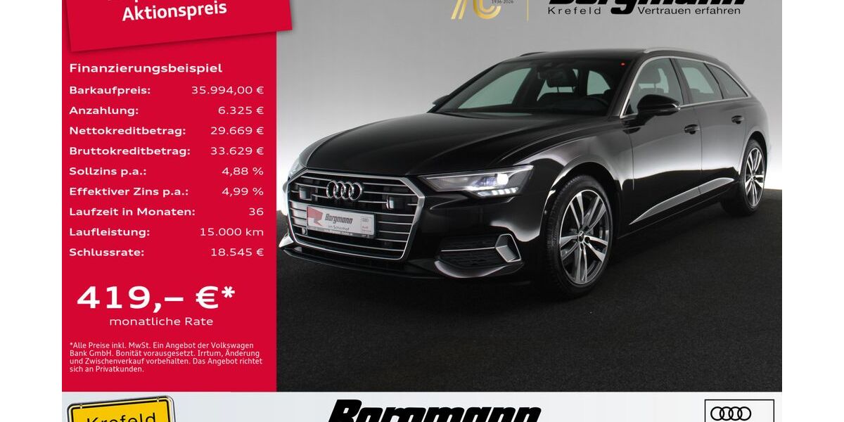 Audi A6 36.100 km 35.555 &euro; Krefeld 47803