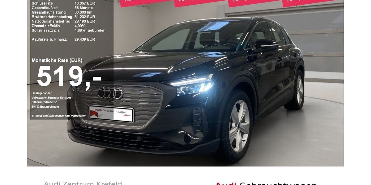 Audi Q4 e-tron 35.598 km 29.439 &euro; Krefeld 47805