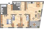 Etagenwohnung Essen Südviertel - 4 Zimmer, 114 m&sup2;, 1.429&euro; | Angebot:26072589