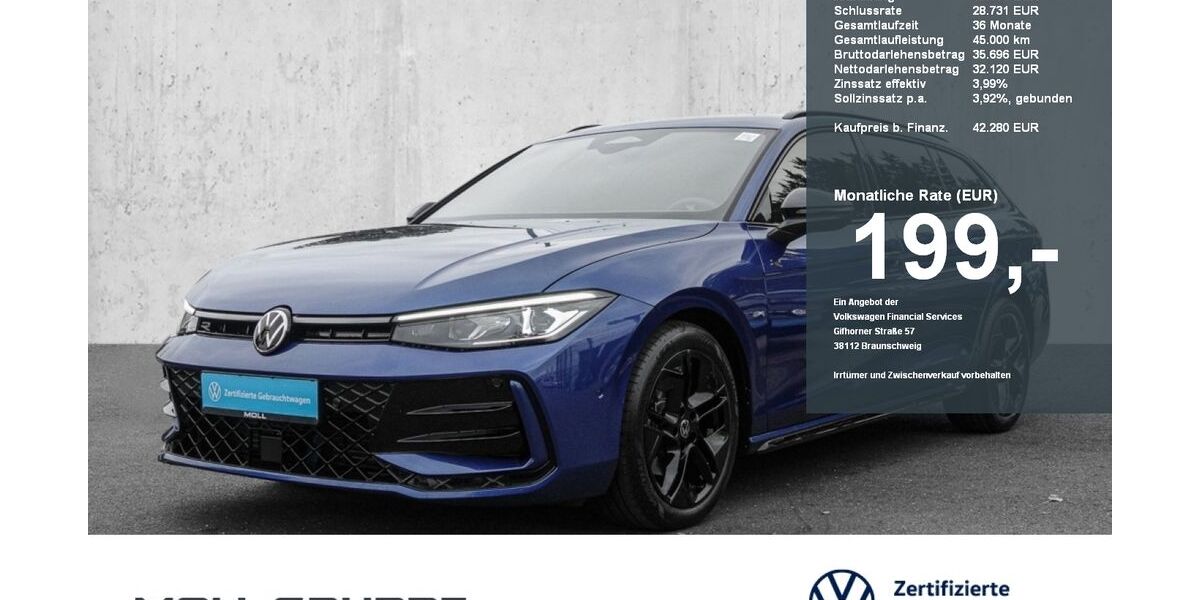 VW Passat 9.506 km 42.280 &euro; Düsseldorf 40474