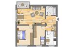 Etagenwohnung Velbert Langenberg - 3 Zimmer, 66 m&sup2;, 459&euro; | Angebot:23694848